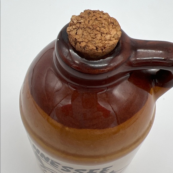 Vintage Tennessee Travel Souvenir Whiskey Moonshine Jug Slot Coin Bank with Cork - Picture 7 of 10